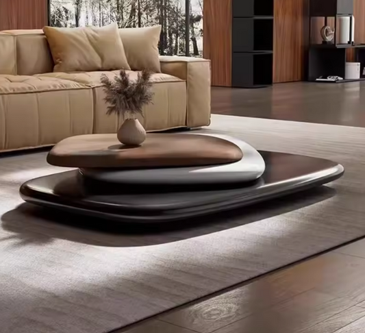 Rotating Coffee Table | Italian Minimalist Designer Modern Living Room Center Table